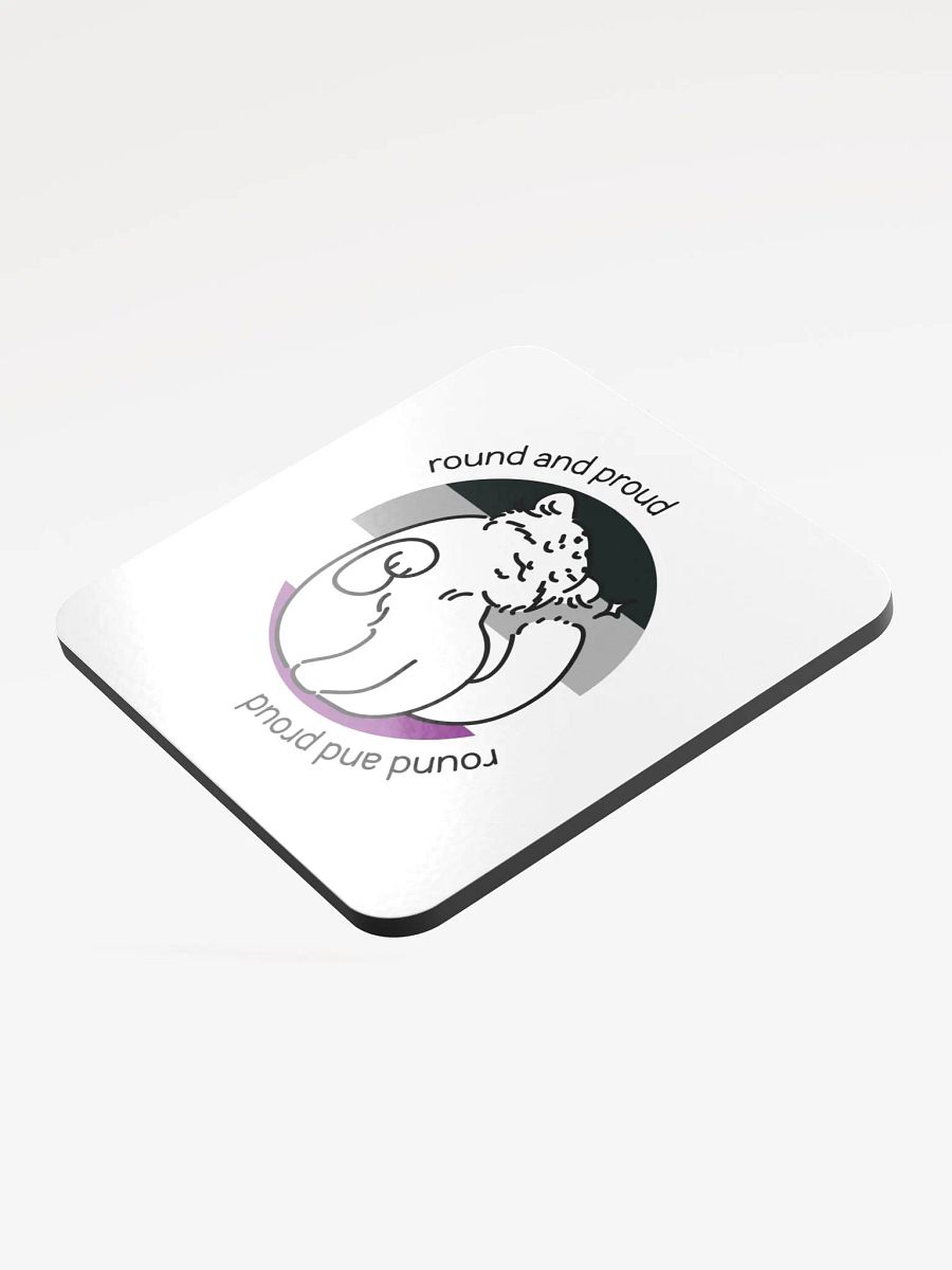 Round and Proud Asexual Version - Coaster product image (3)