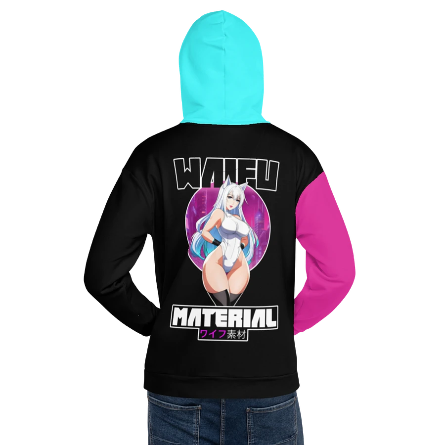 Waifu Material - Hoodie (Black) product image (15)