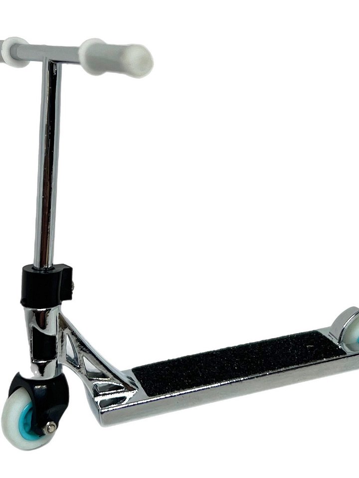 LC BOARDS FINGER SCOOTER METAL V2 PARK SILVER product image (2)
