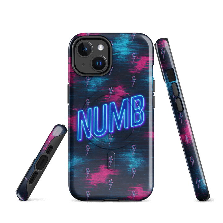 Bleed Neon (NUMB) iPhone Case product image (1)
