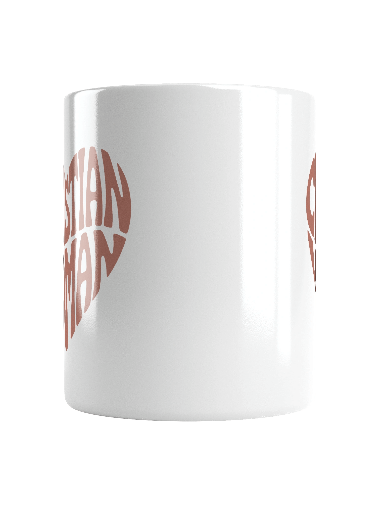 Christian Woman Heart Design Retro Style White Ceramic Mug product image (18)