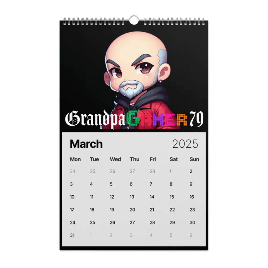 GrandpaGamer79 2025 Calendar product image (3)