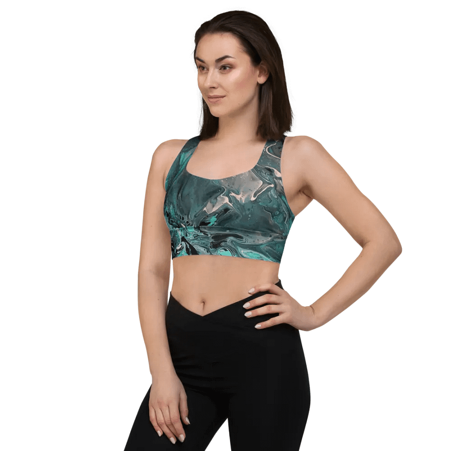 Black Water Sports Bra product image (5)