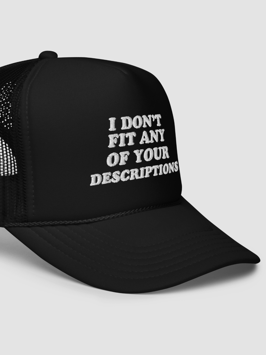 Don't Fit In( White lettering) Trucker Cap product image (3)