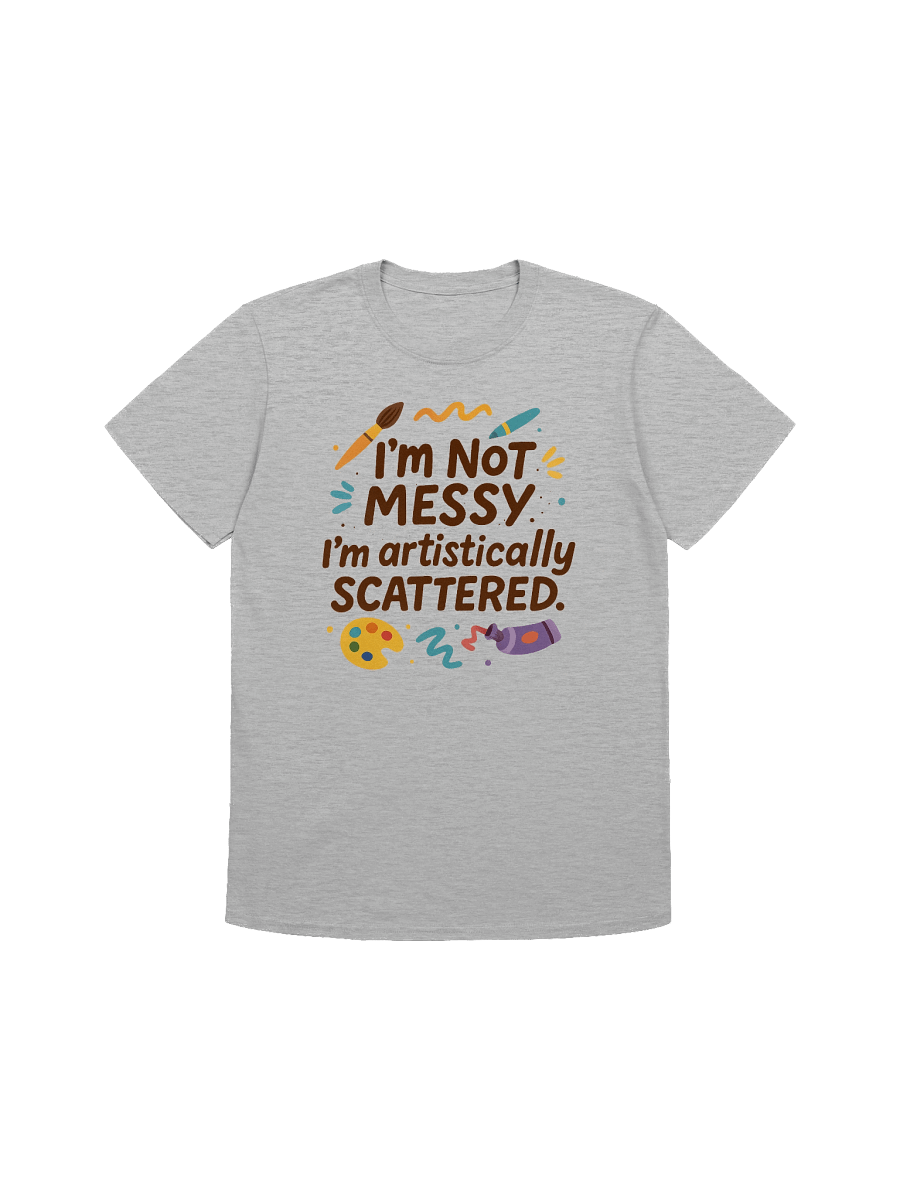 Artistically Scattered – Whimsical Art Quote Illustration product image (1)