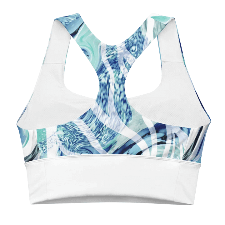 Ocean Lights Recycled Longline Sports Bra product image (2)
