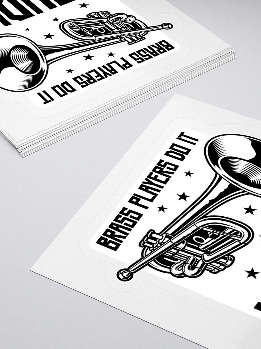 Brass Players Do It Loudly: A Sticker for Music Lovers product image (9)