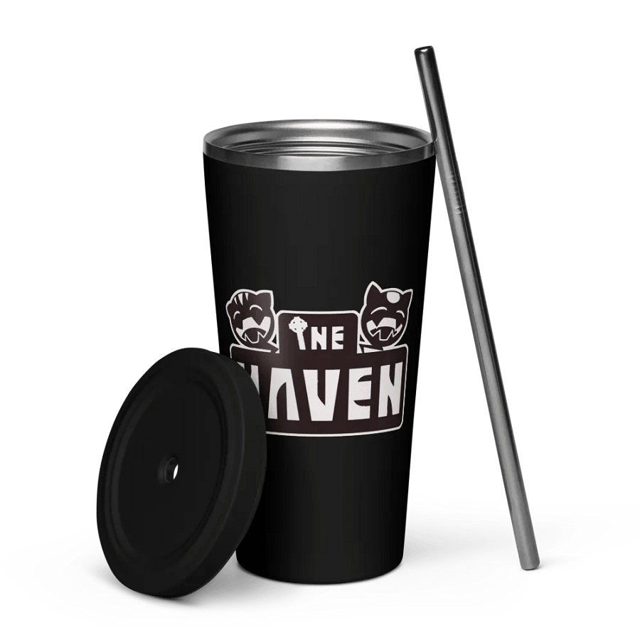 Metal Insulated Haven Logo Screw-Top Tumbler w/ Straw product image (8)