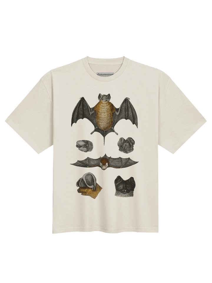 Bat Anatomy Oversized Tee product image (2)