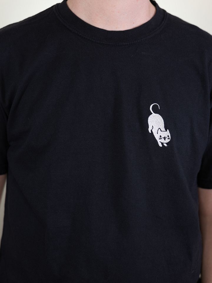 Cat Crew Embroidered Tee product image (2)