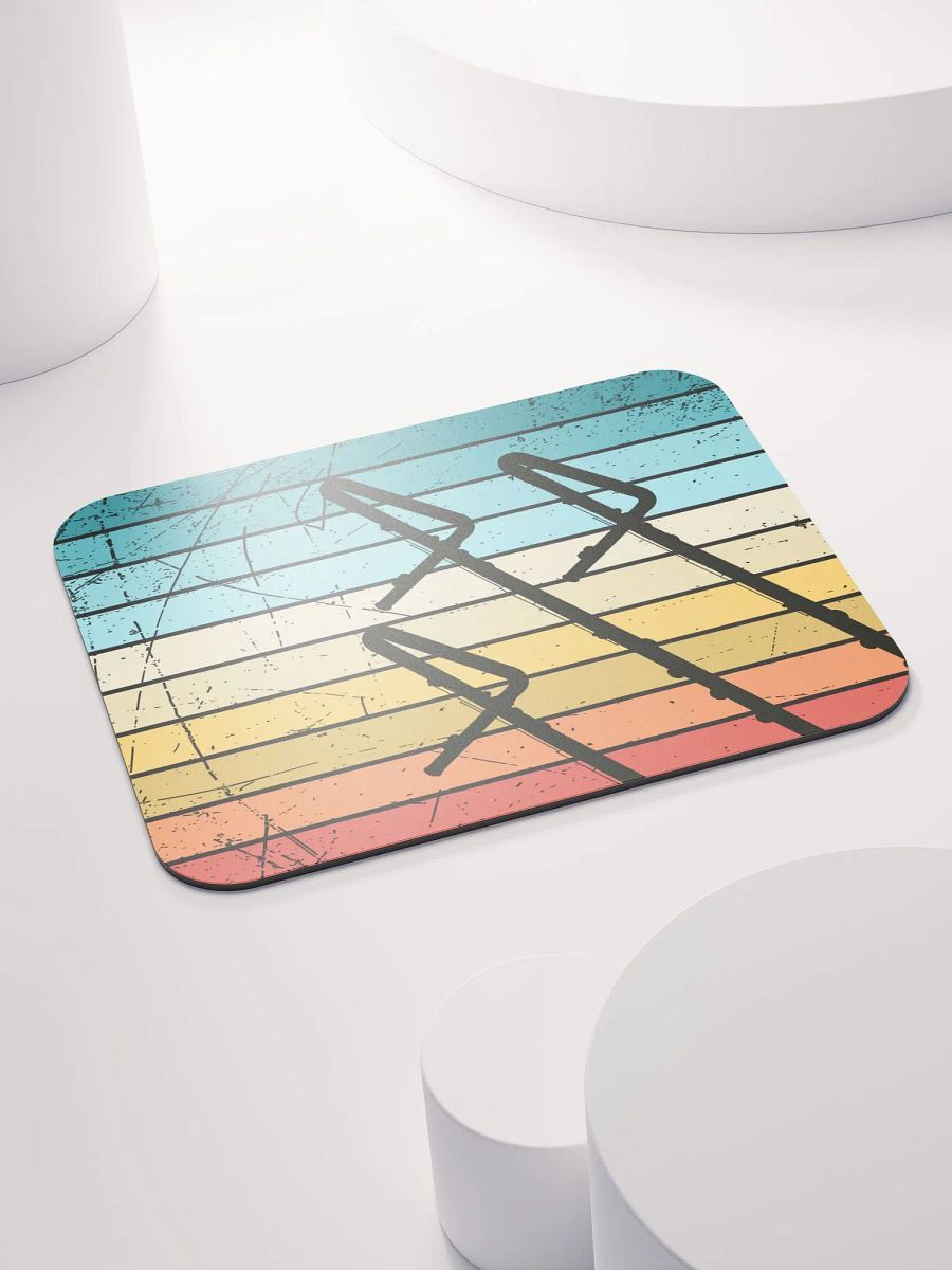 Retro Abstract Flute Mouse Pad - Contrabass product image (4)