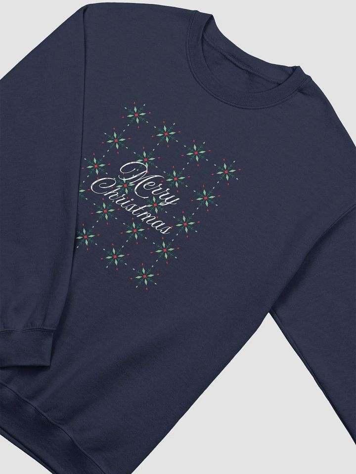 Merry Christmas Floral Crewneck product image (2)