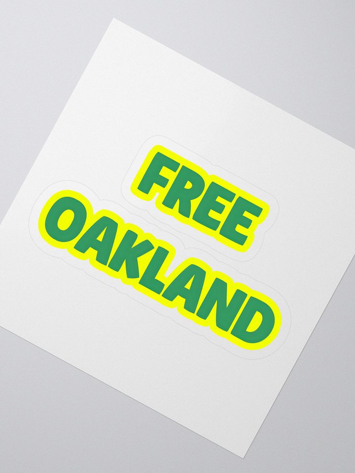 Free Oakland Stickers product image (2)