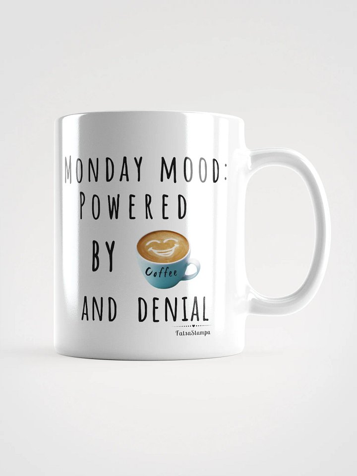 Funny Monday Mood Coffee White Glossy Mug product image (1)