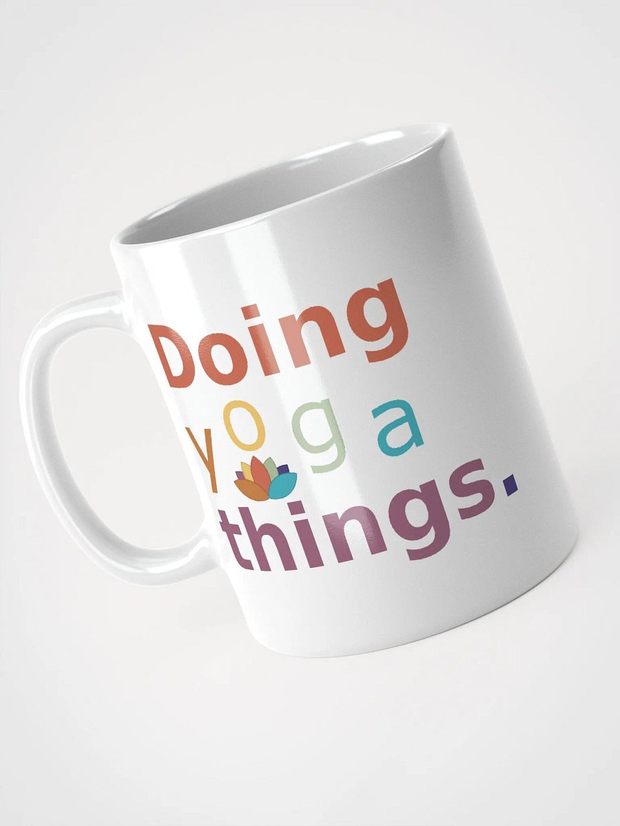 Doing Yoga Things Ceramic Mug product image (6)