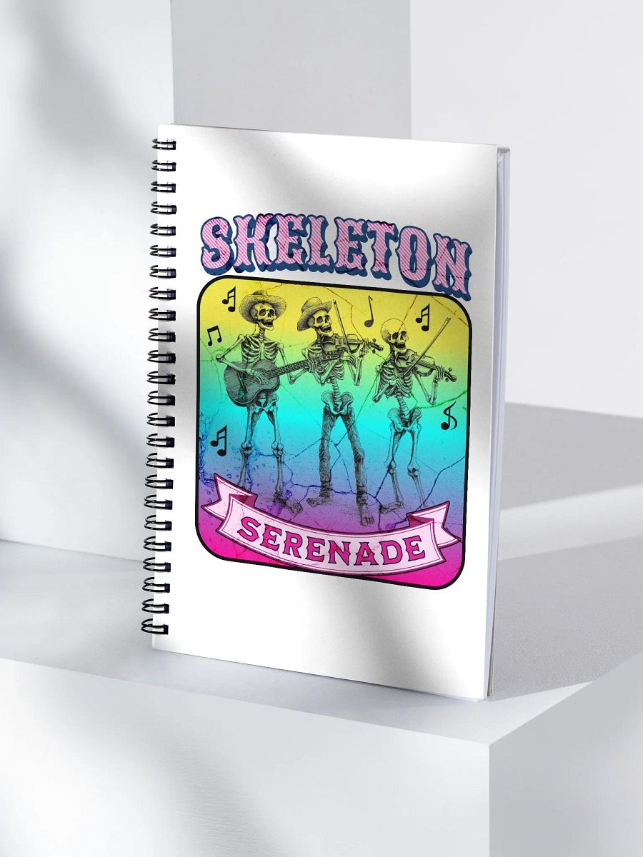Skeleton Serenade Spiral Notebook product image (3)