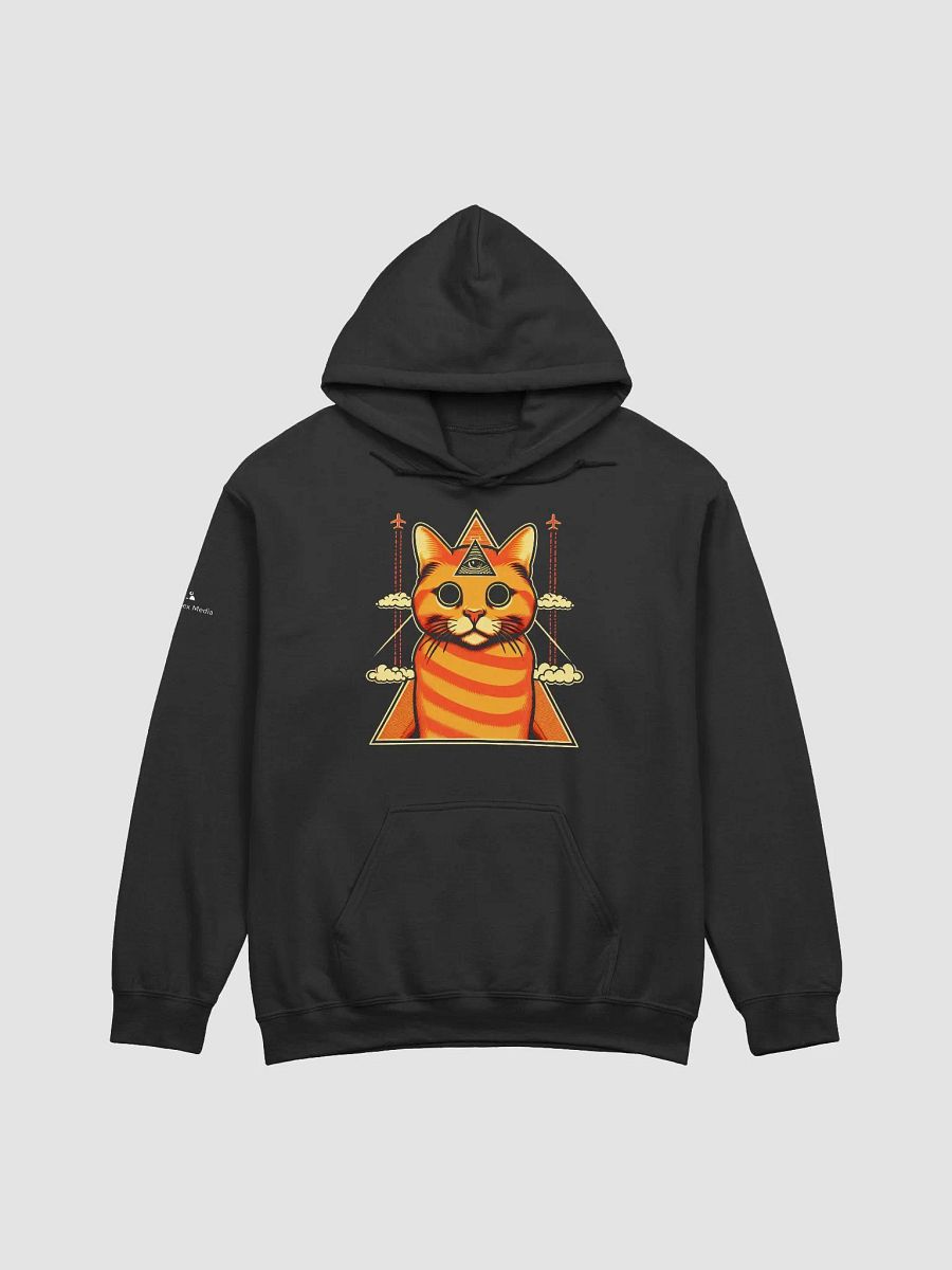 Illuminati Chemtrails Cat Hoodie - Dark Colors product image (4)