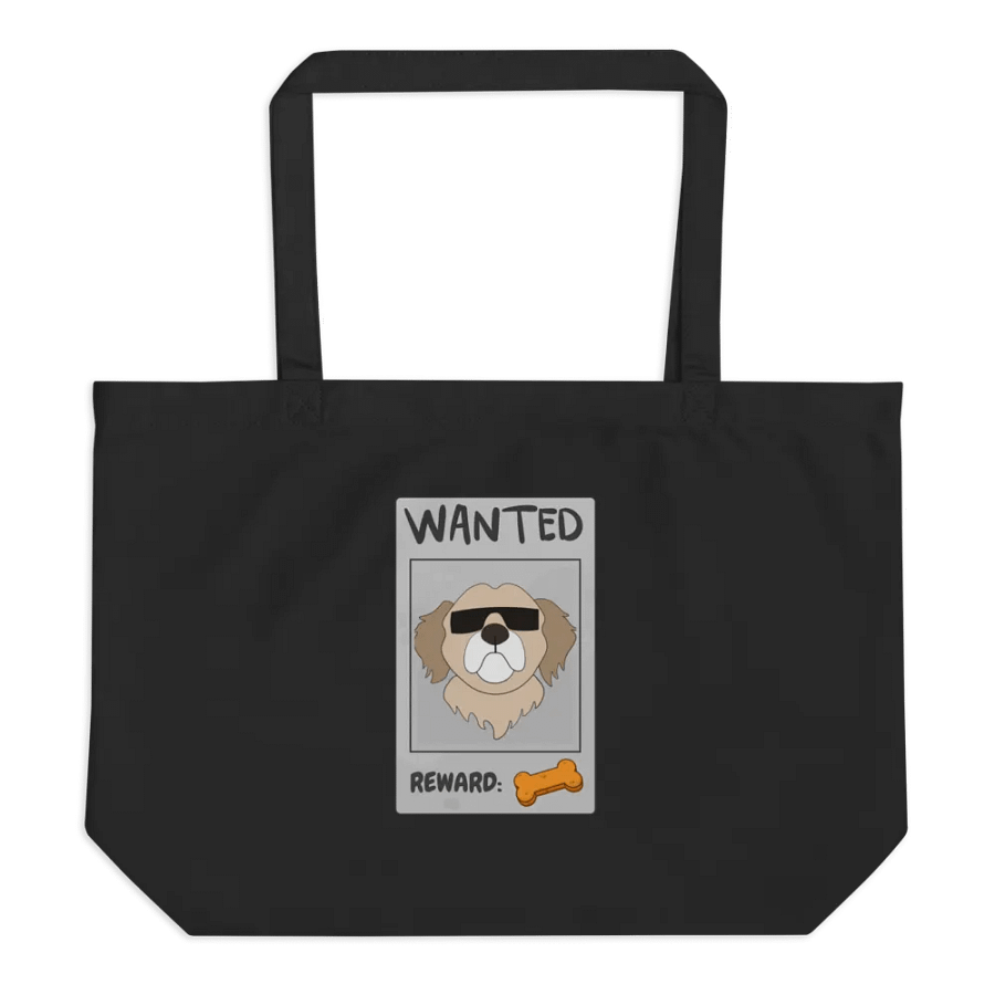 "WANTED" COOL PUP TOTE BAG product image (3)
