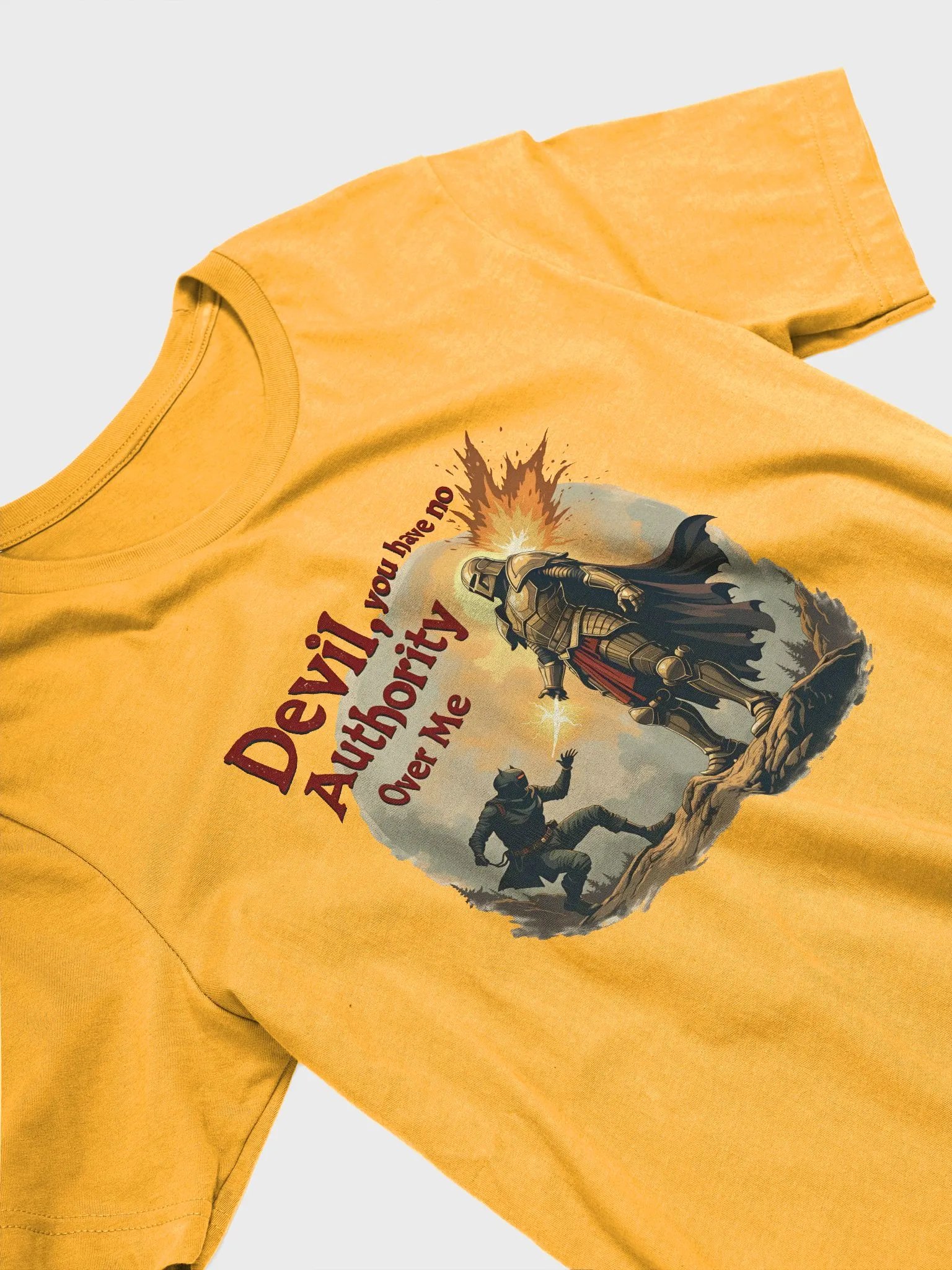 Devil, You Have No Authority Over Me: A Christian Warrior T-Shirt product image (12)
