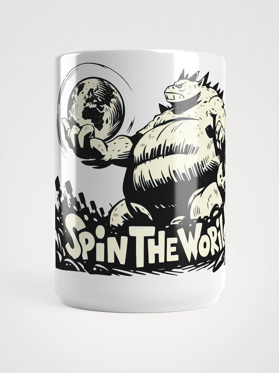 Monochrome Monster: Spin the World Glossy Mug product image (5)