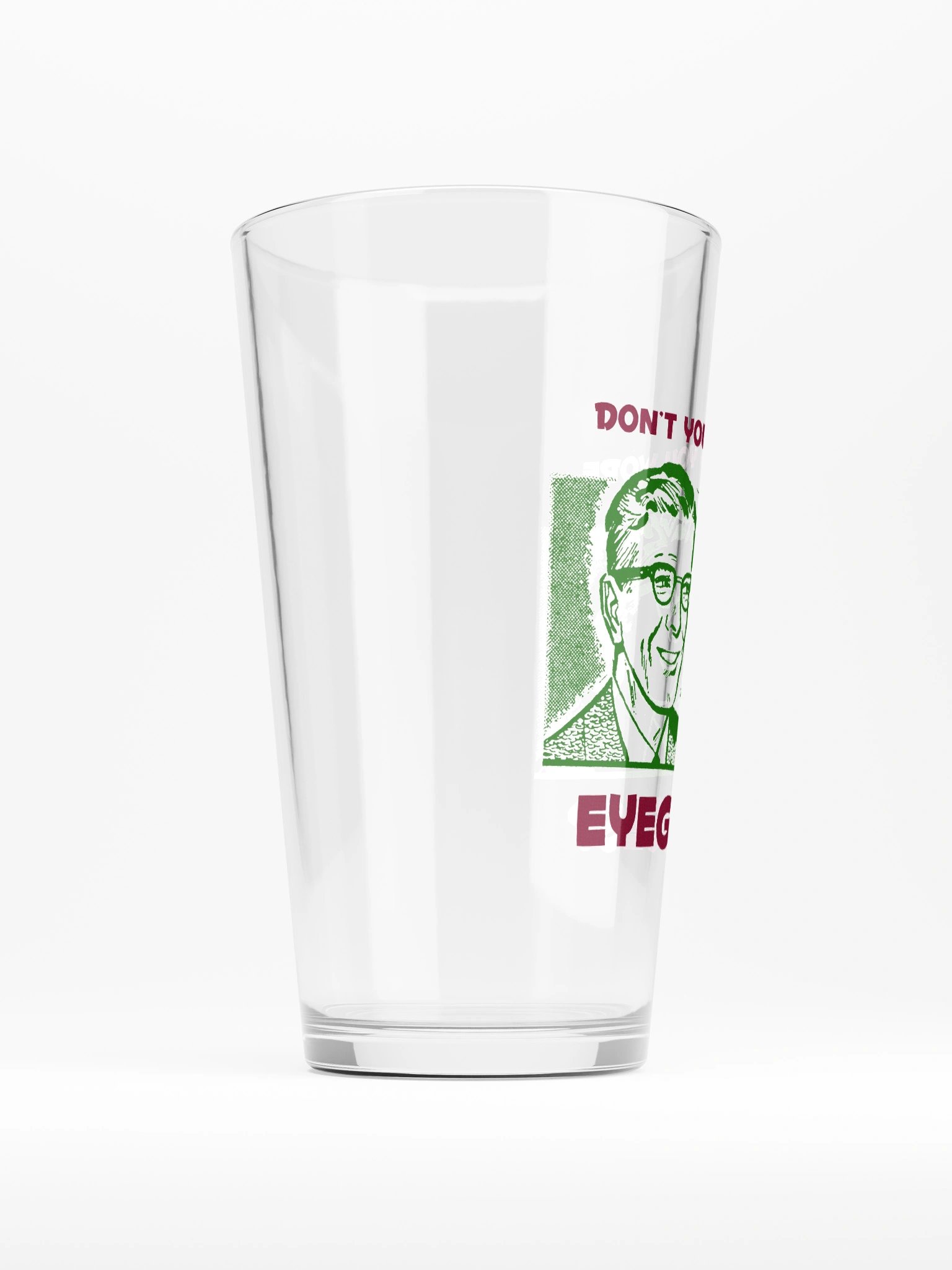 'Eyeglasses Envy' Pint Glass product image (6)