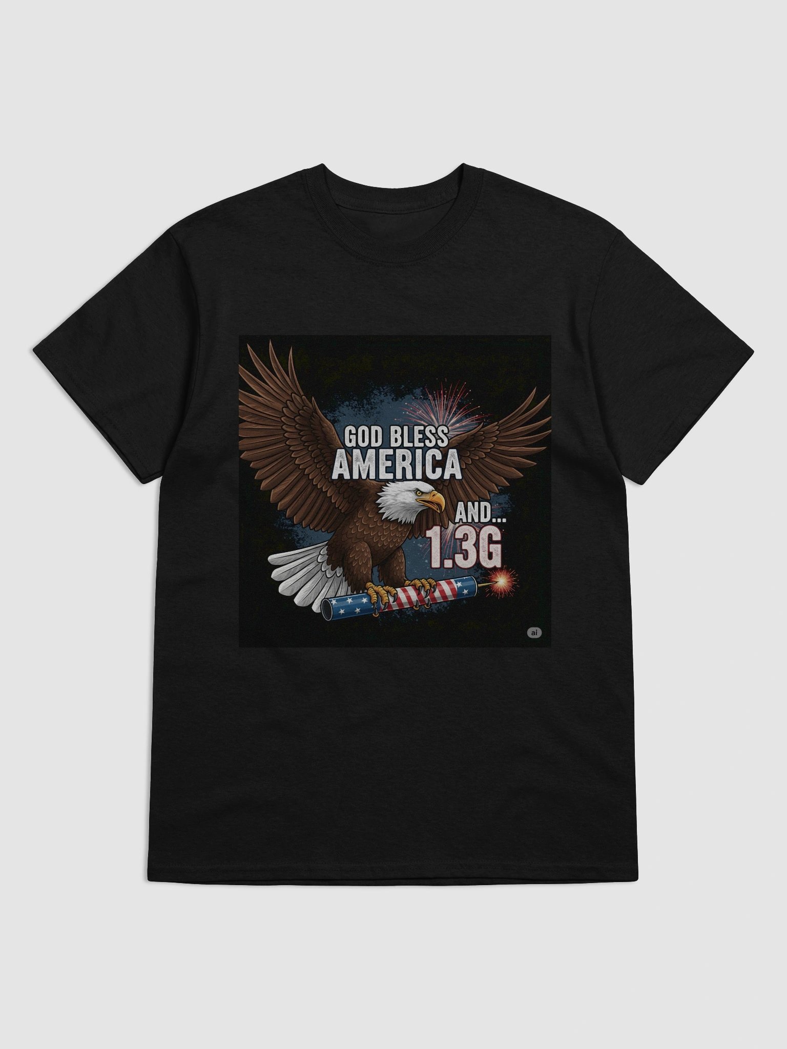 God Bless America and 1.3g Tshirt product image (9)
