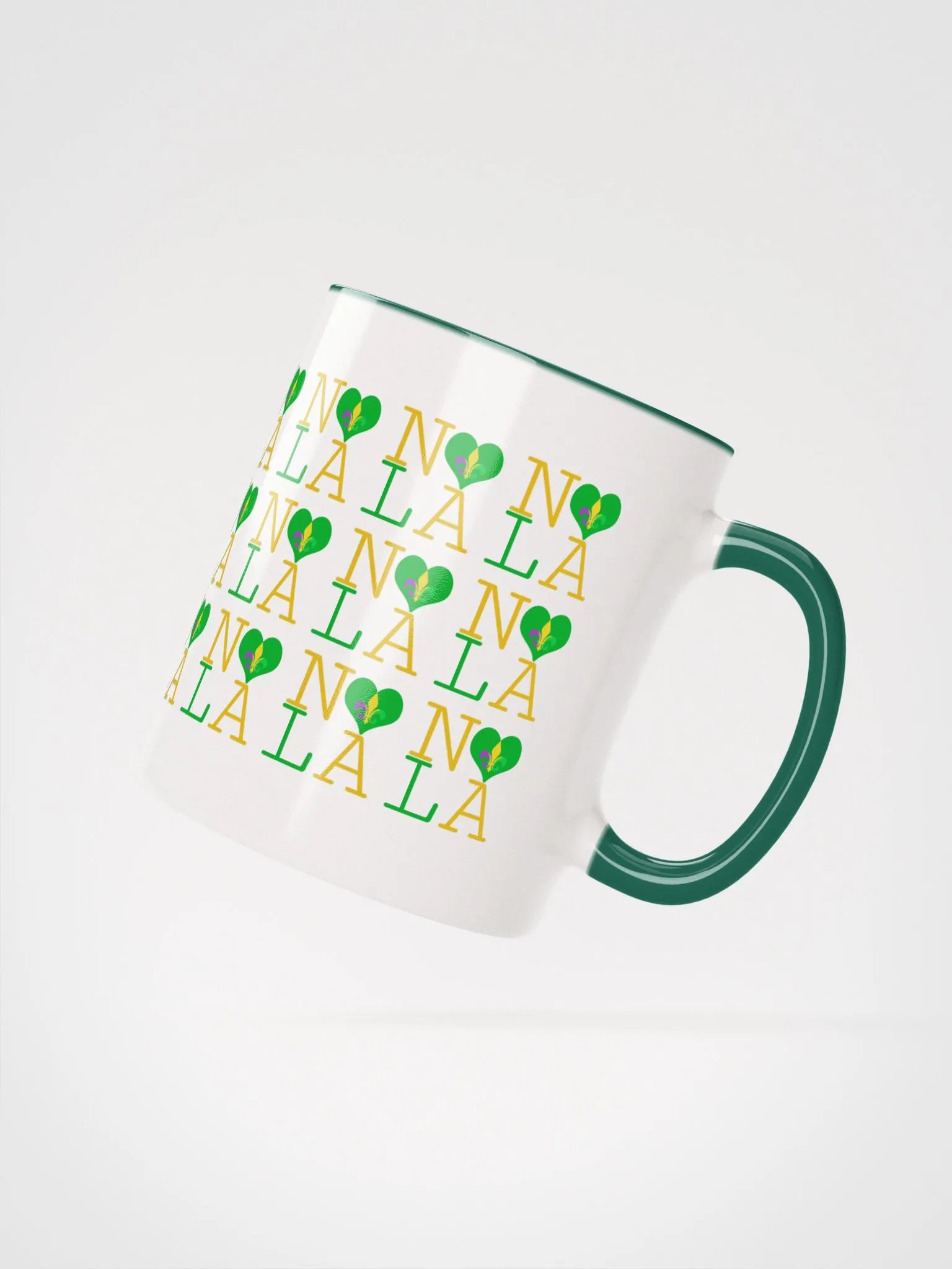 I LOVE NOLA **LEGACY COLOR MUG** (MARDI GRAS 2 INFINITY WALL) product image (2)