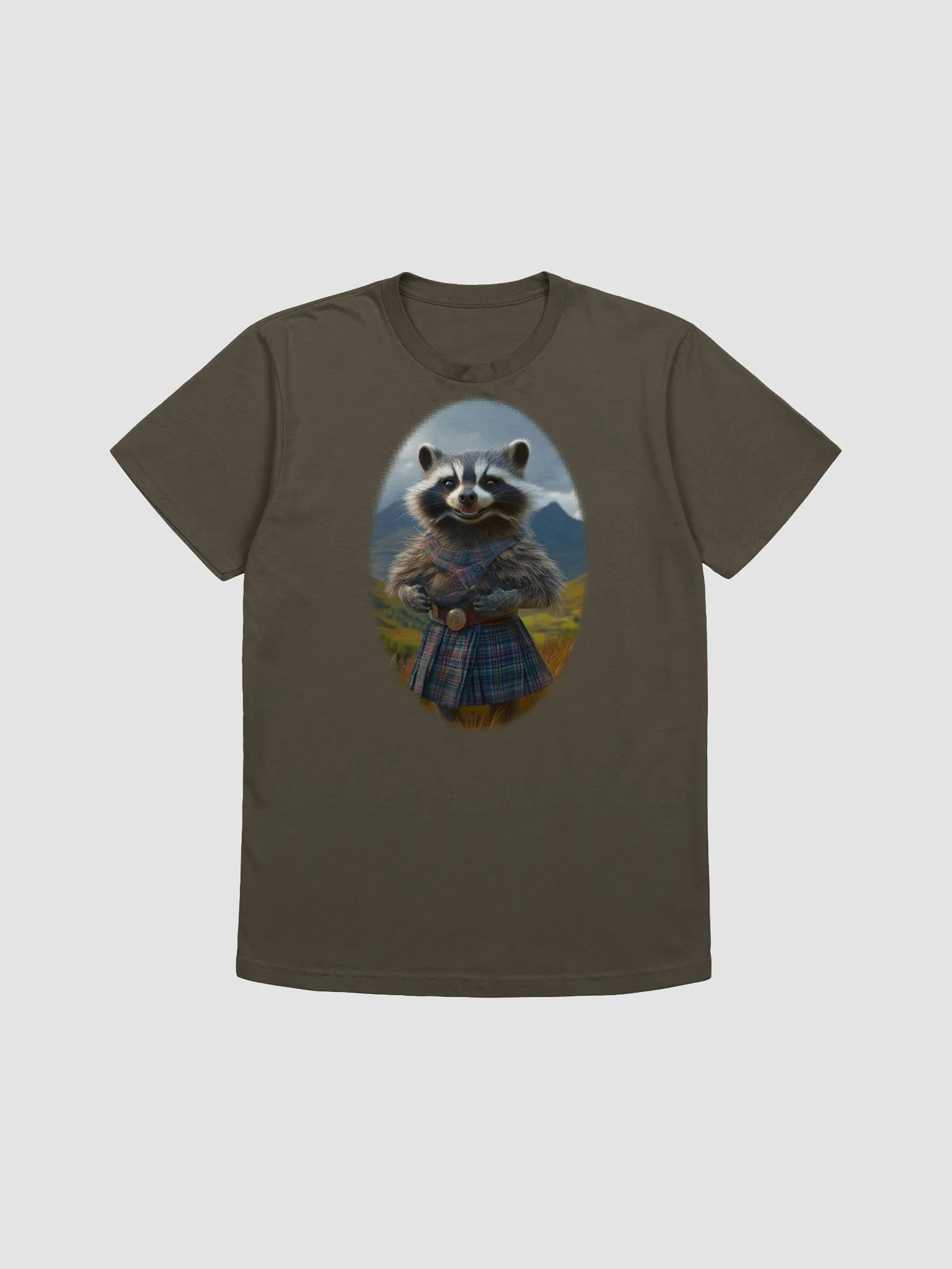 Highland Raccoon Men's T-Shirt product image (1)