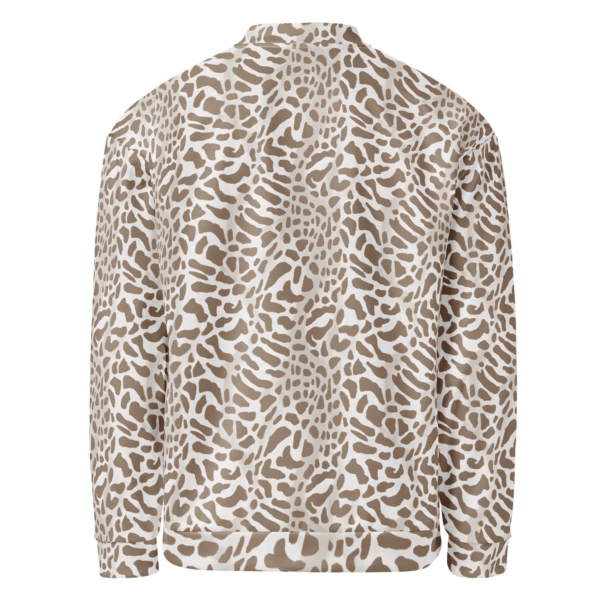 Cappuccino Giraffe Bomber Jacket product image (2)