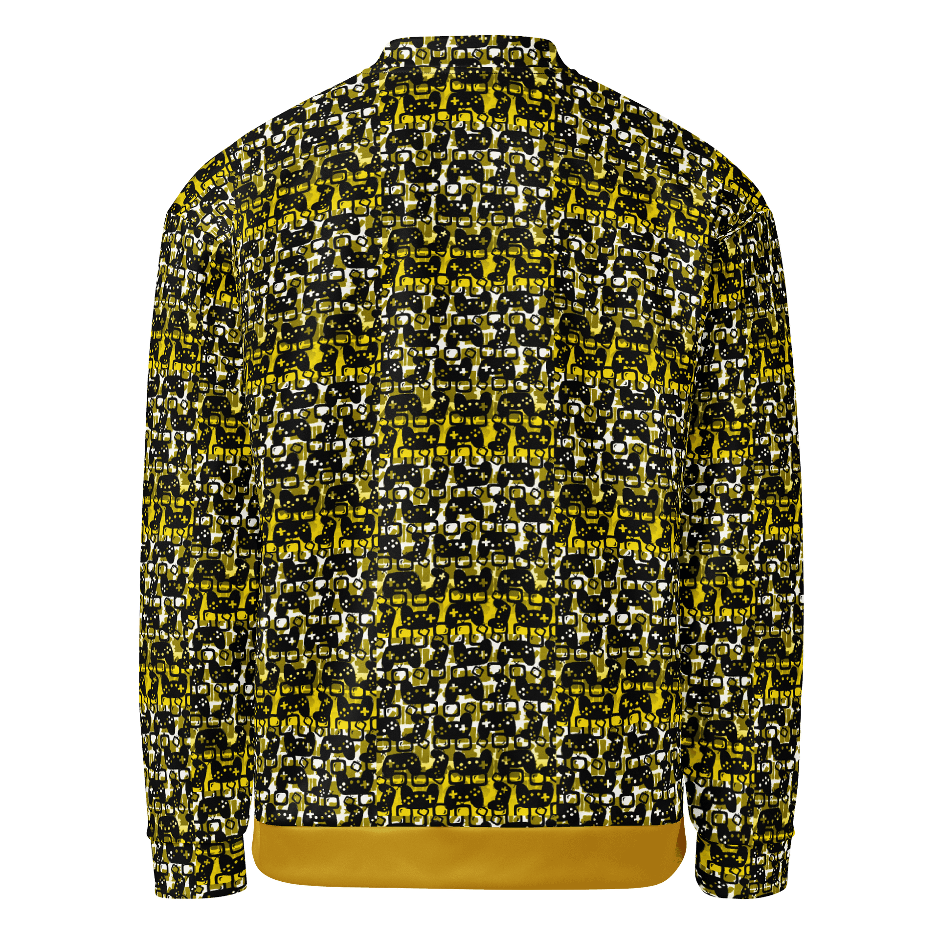 Story Lover Unisex Bomber Jacket (Gold and Black) product image (3)