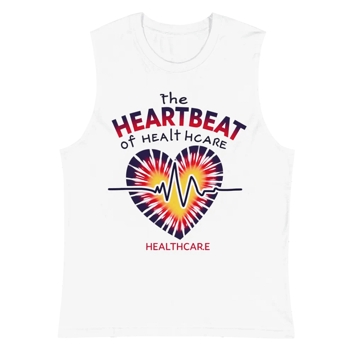 Vibrant Healthcare Heartbeat Muscle Tank product image (2)