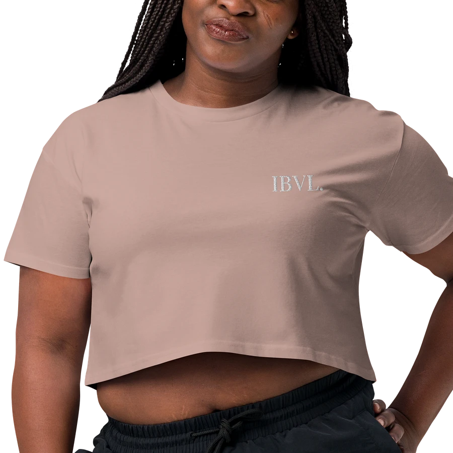 Embroidered Nude IBVL Signature Crop Top product image (2)