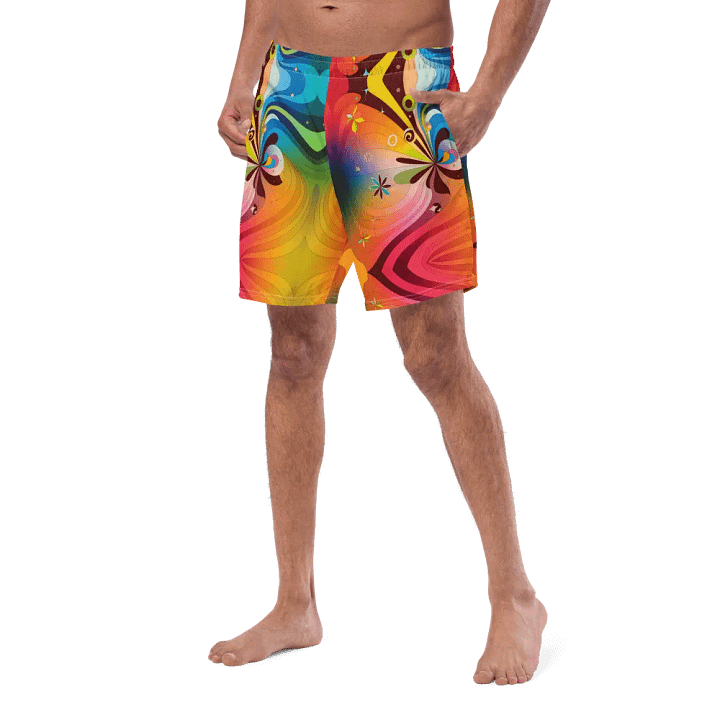 Sunburst Bloom Men's Swim Trunks product image (2)