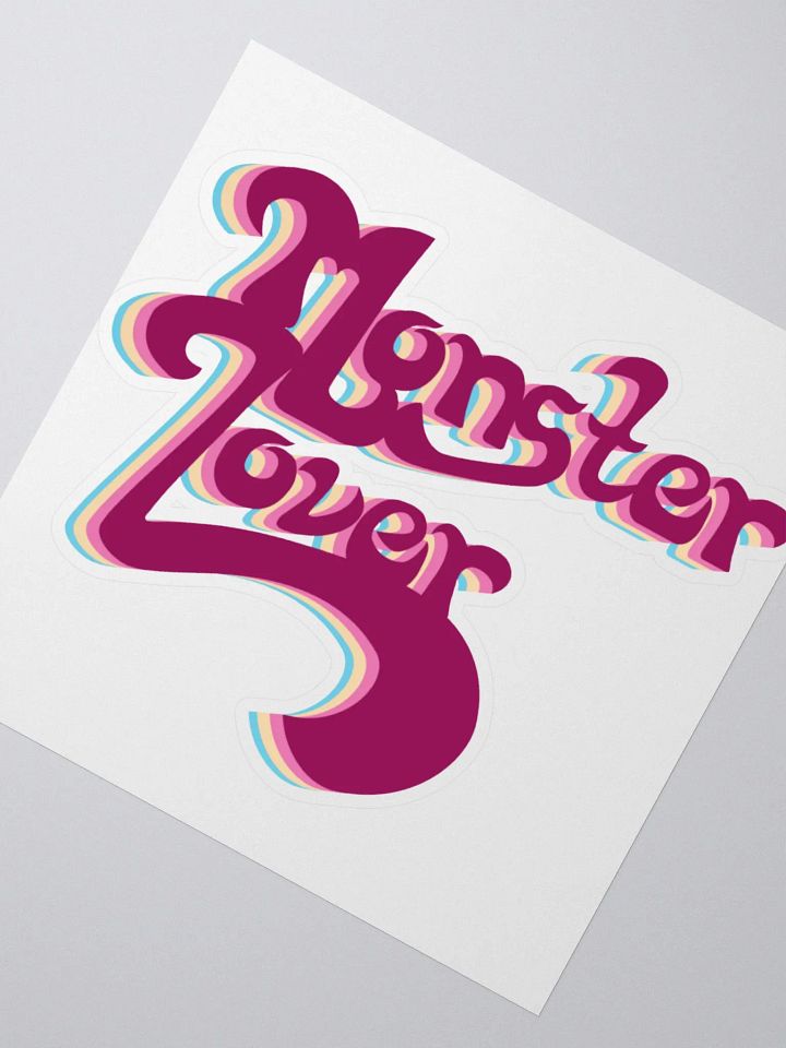 Retro Monster Lover Sticker Set product image (5)