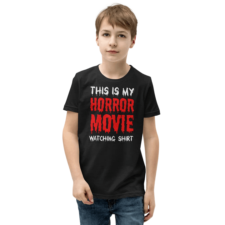 This Is My Horror Movie Watching T-Shirt For Kids product image (1)