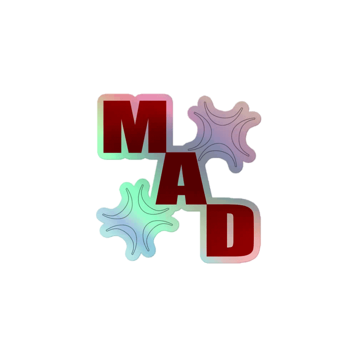 MAD - Holographic Sticker product image (1)