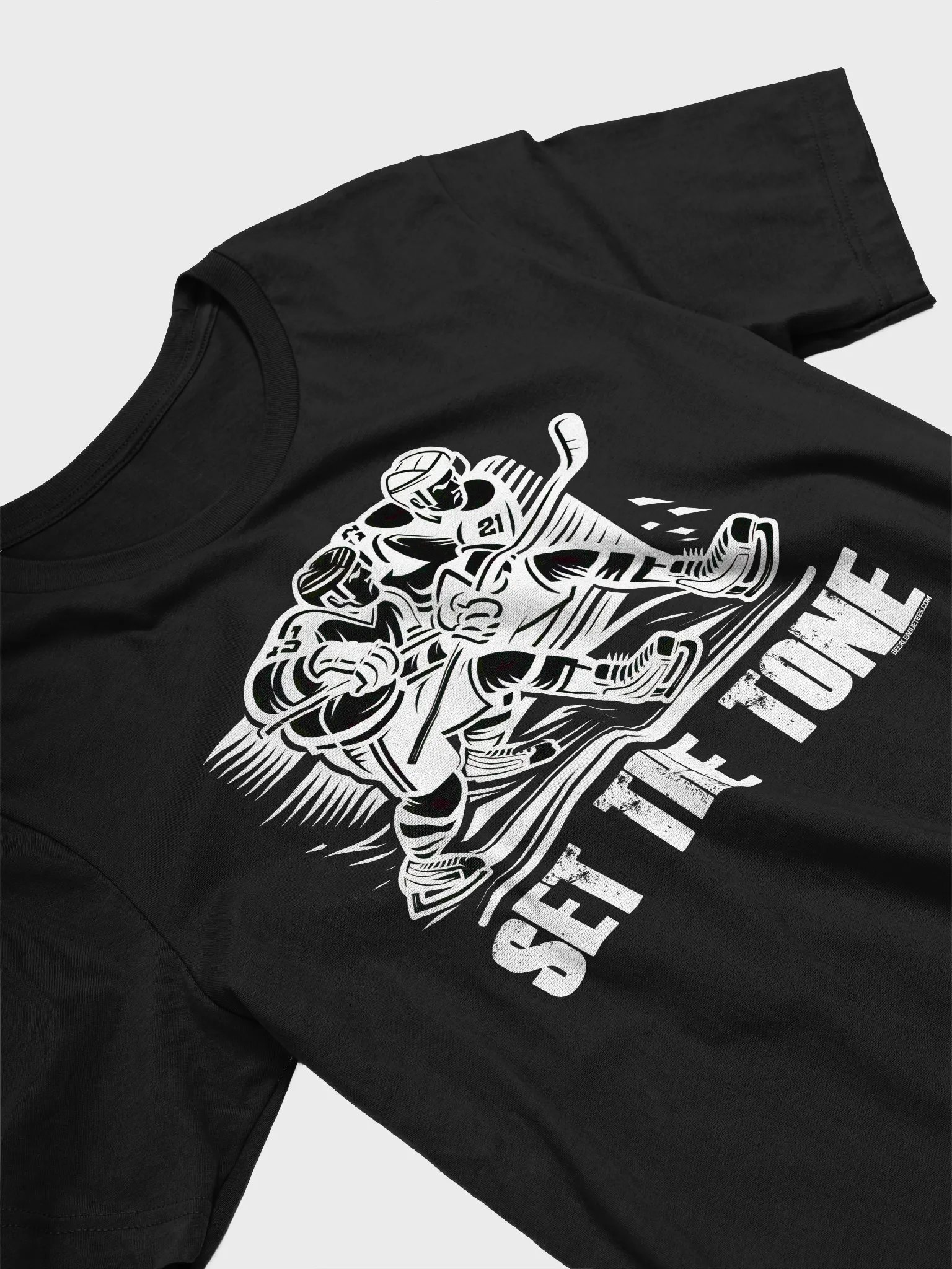 Funny Hockey T-Shirt - "Set the Tone" - Beer League Shirt for Men - Perfect Gift for Hockey Players and Sore-Losers product image (4)