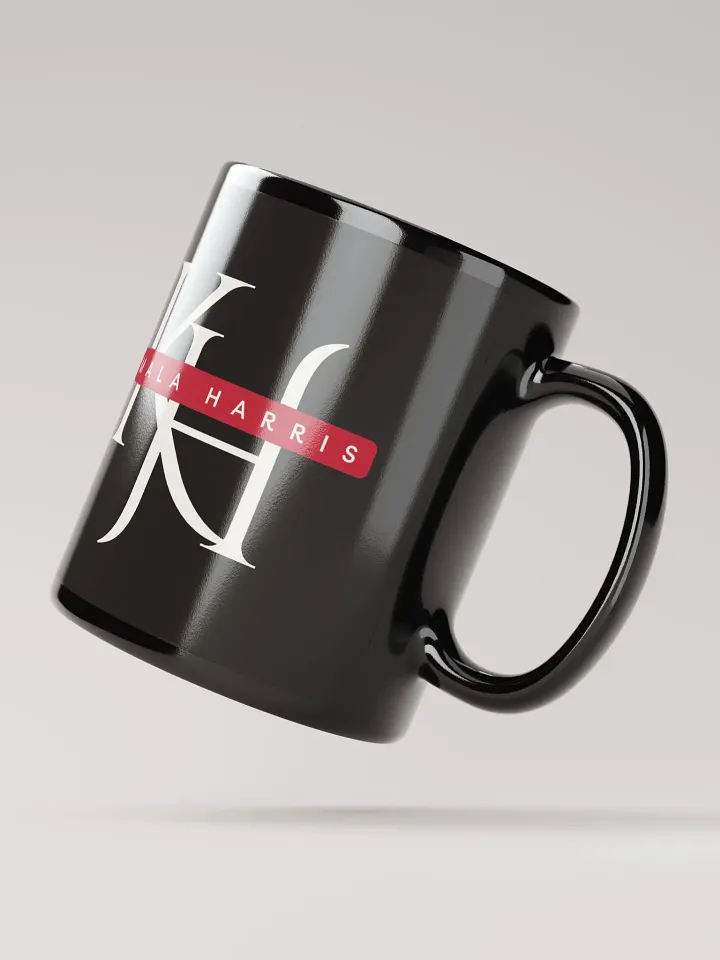 KAMALA HARRIS Black Glossy Mug product image (2)