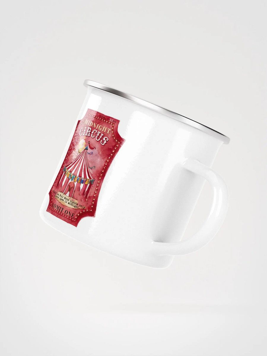 Midnight Circus Ticket Enamel Mug | 12oz – Vintage-Inspired Drinkware for Adventures product image (3)