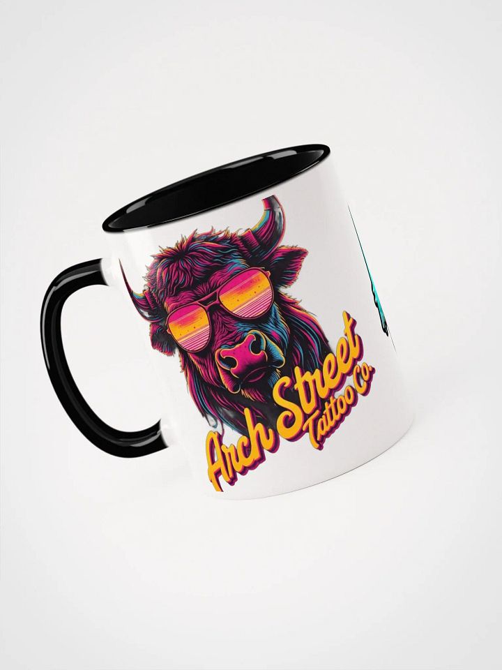 arch street tattoo Bison Vibes Ceramic Mug product image (1)