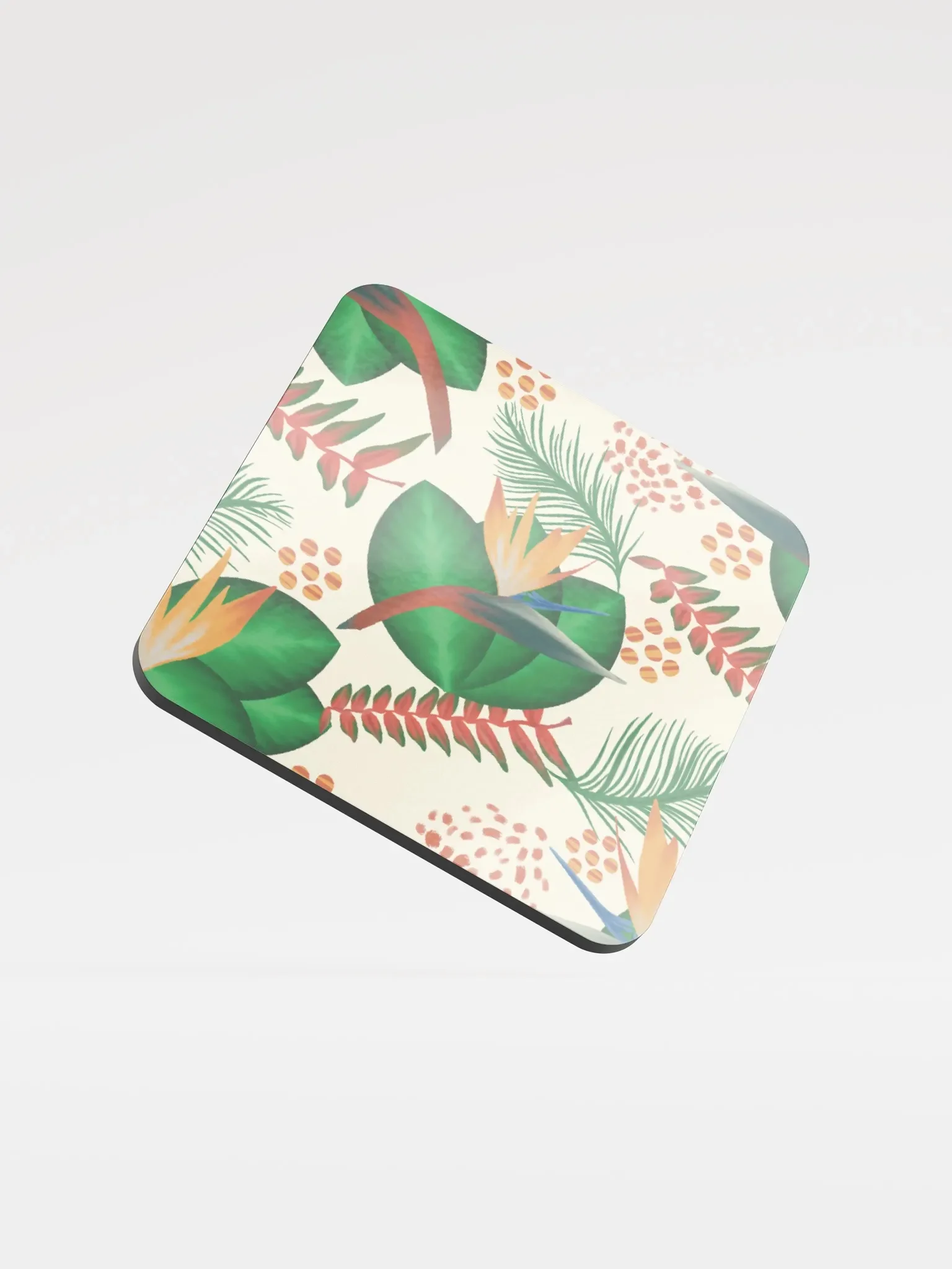 El Yunque Tropical Rainforest Beige Coasters product image (1)