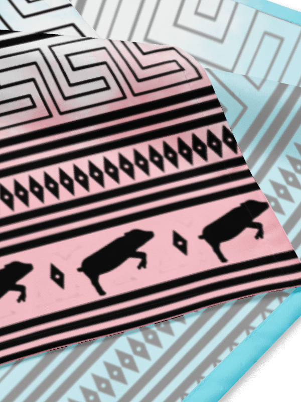 Epicurean Amphora Design (All-Over Print Bandana) product image (2)