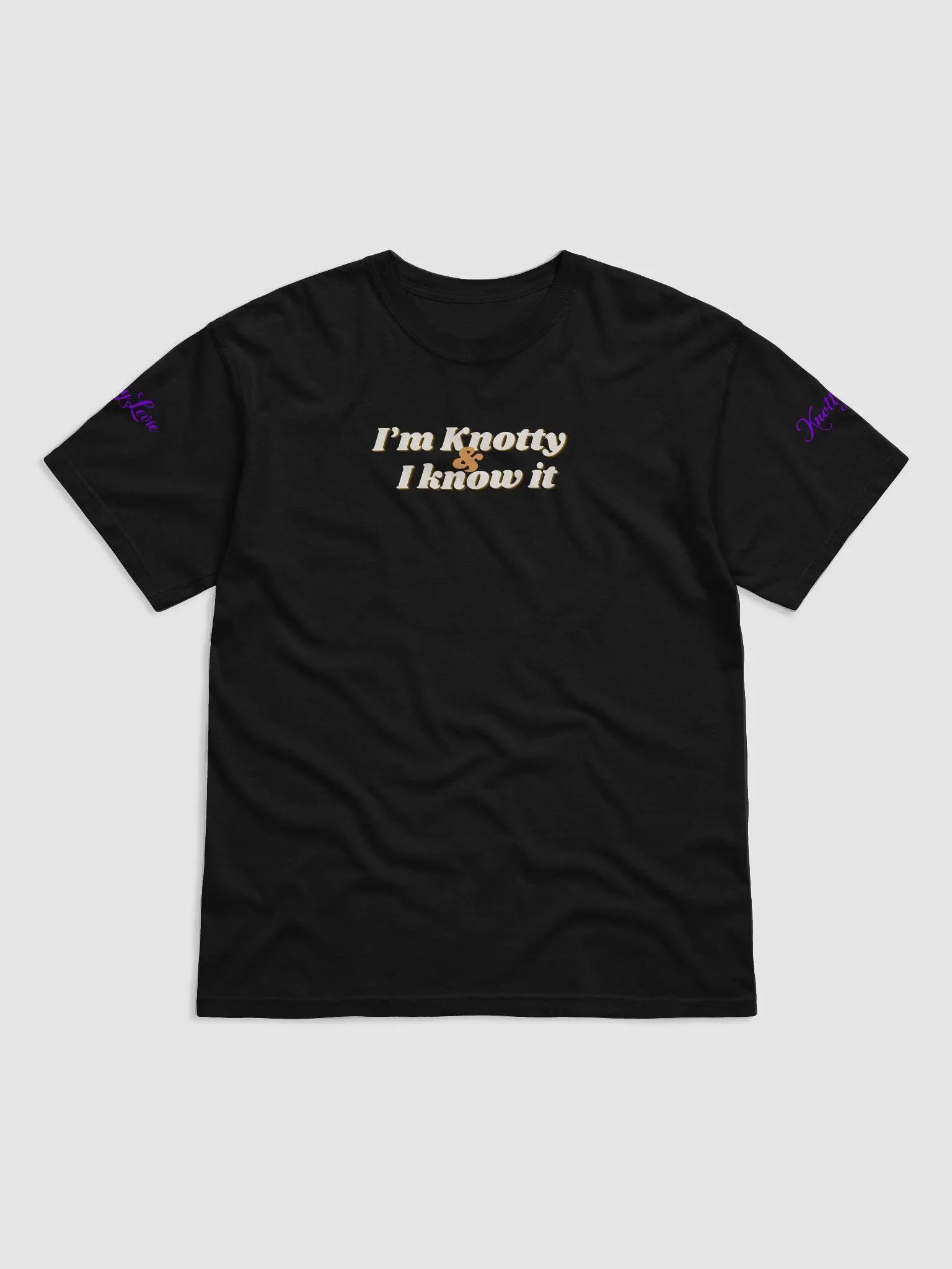 Knotty and Playful Tee (Cream) product image (1)