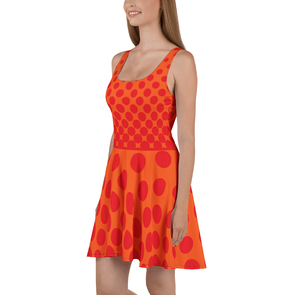 Sunset Dots All-Over Print Skater Dress product image (1)