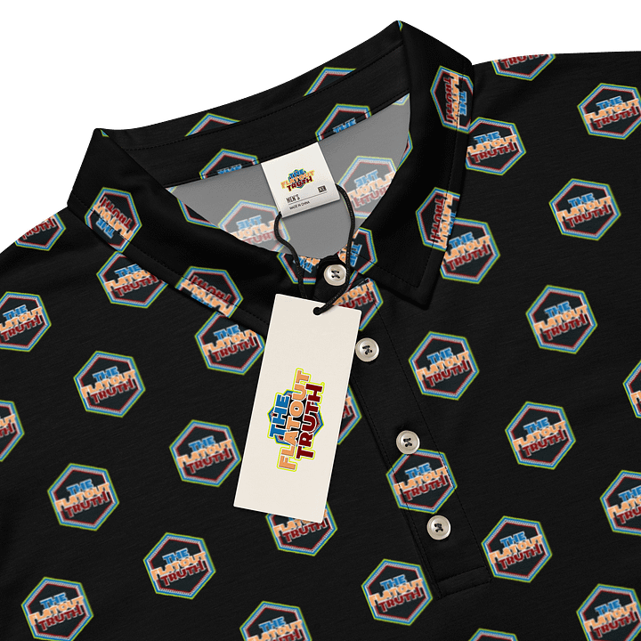 TFOT SlimFit Sandy HexaFusion Black Polo Shirt product image (1)