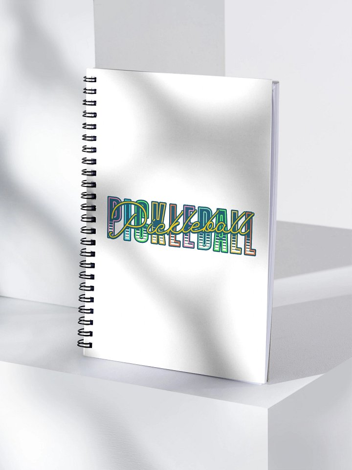 Pickleball Pickleball Vibrant Paradise Spiral Notebook product image (1)