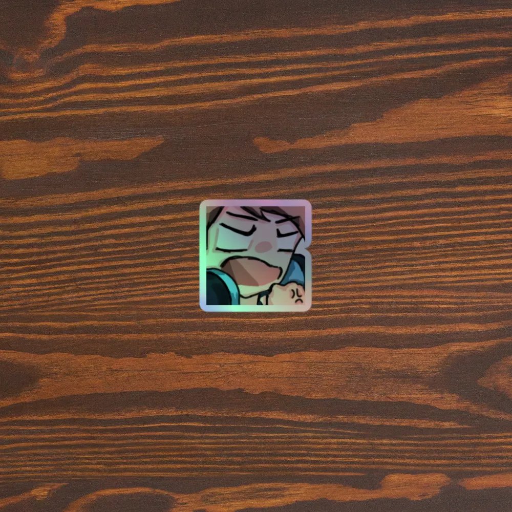 Chaabbz Mad Holographic Emote Sticker product image (5)