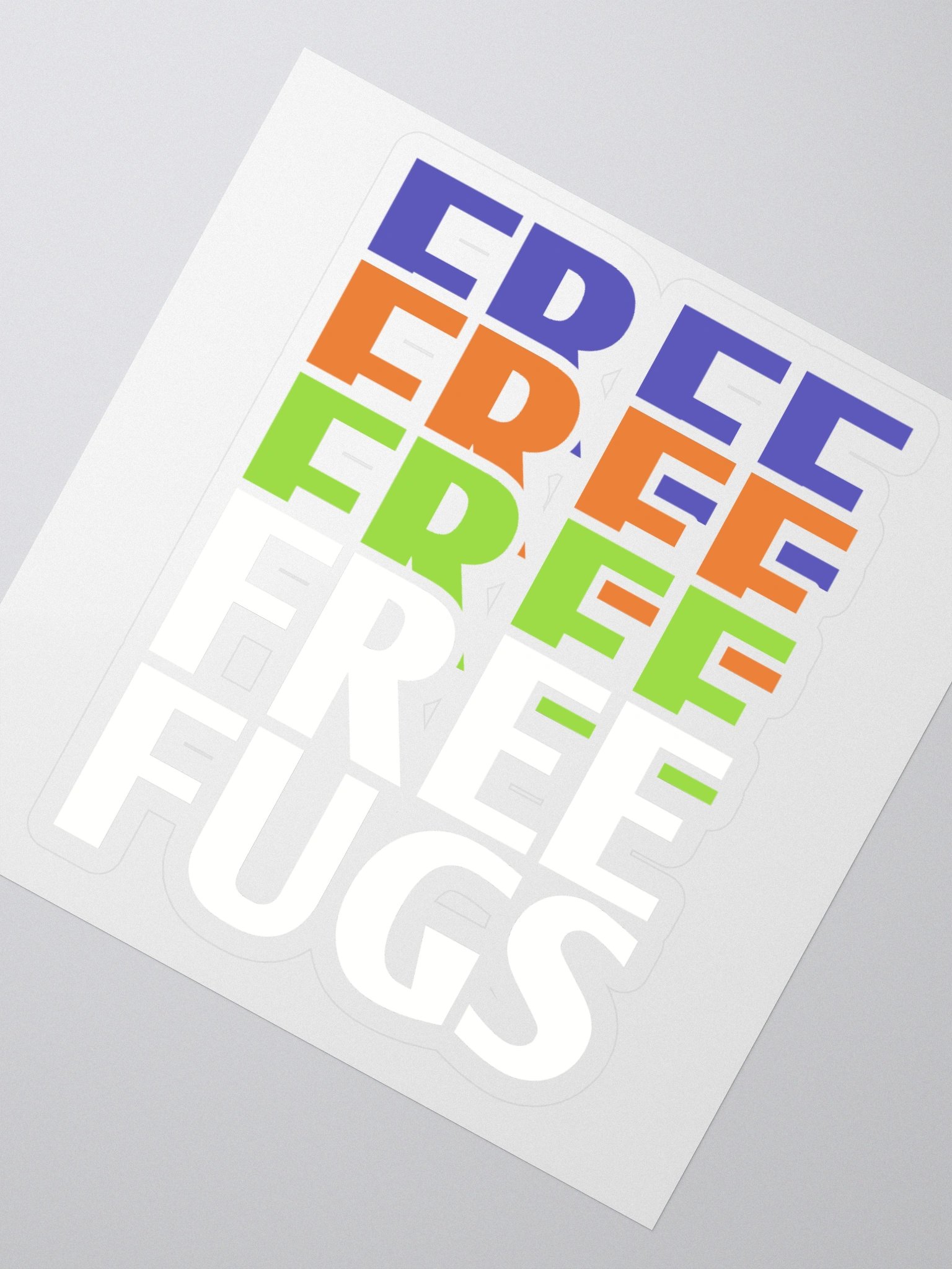 Free Fugs Sticker product image (2)