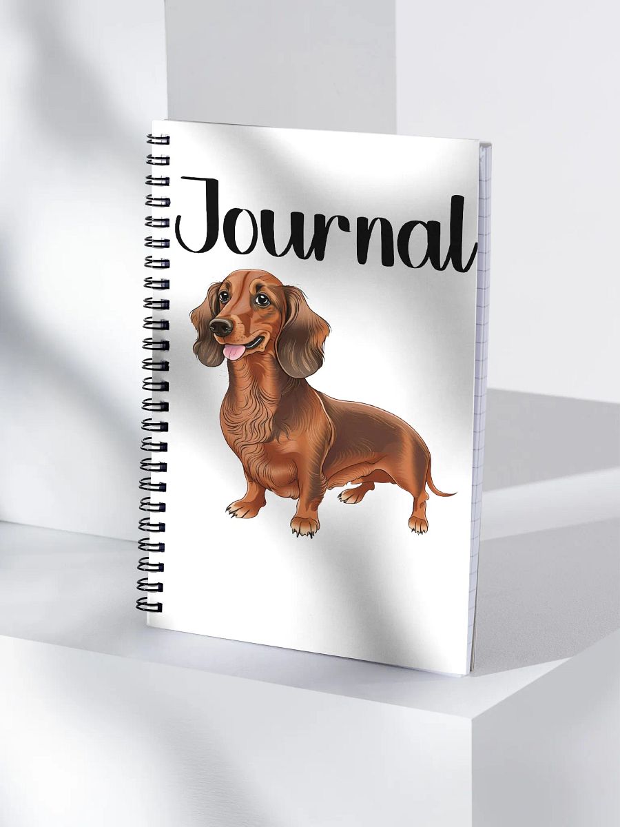 Whimsical Dachshund and Butterfly Dreams Spiral Notebook product image (4)